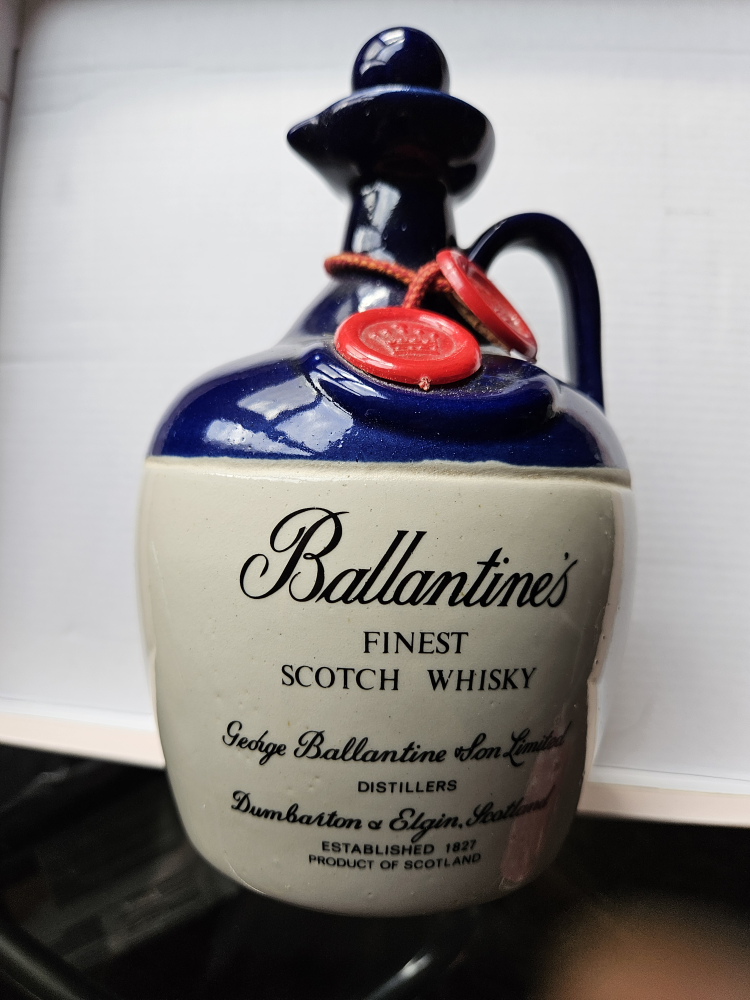 Vintage Ballantine's Scotch Whisky Decanter