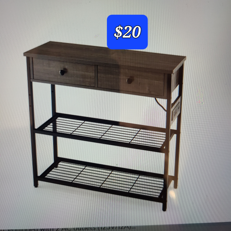 Entryway Table with Storage