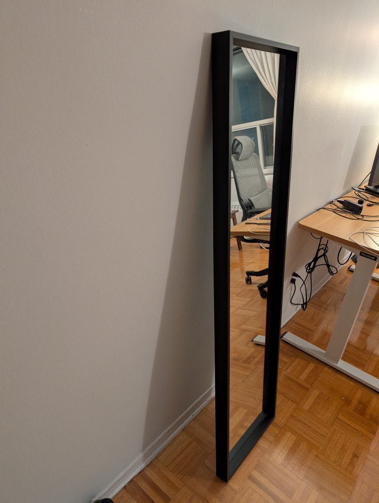 IKEA NISSEDAL Mirror - Black - photo 4
