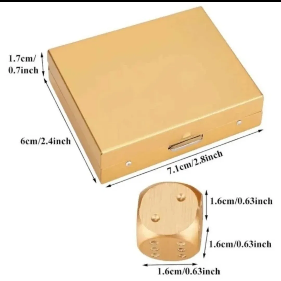Metal Dice Set with Case image indicator(3)