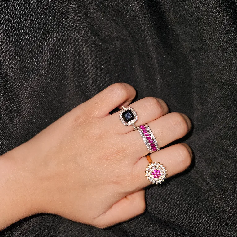 Adjustable Party Jwellery Rings image indicator(2)