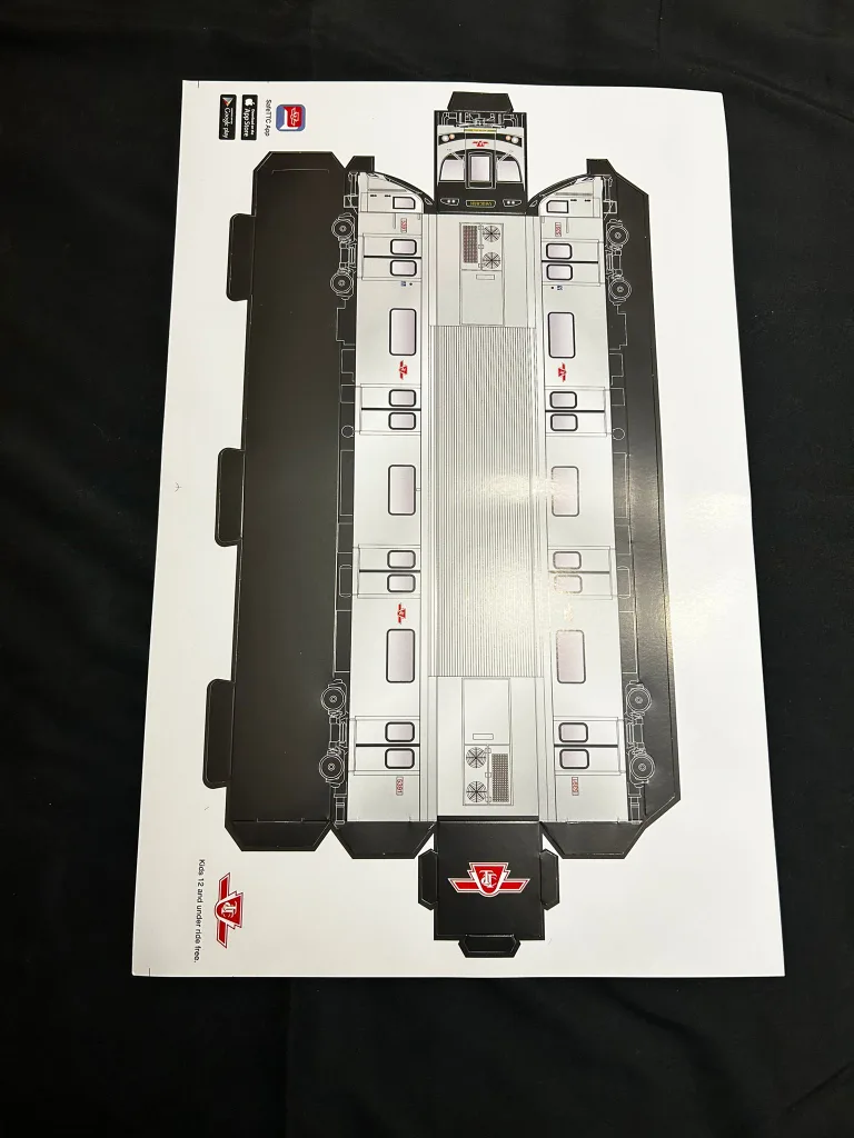 TTC Subway Paper Model/ TTC Train/ Christmas Gifts #ThriftyPicks image indicator(4)