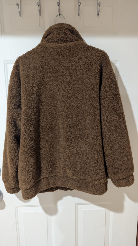 Brown Teddy Fleece Jacket - photo 2