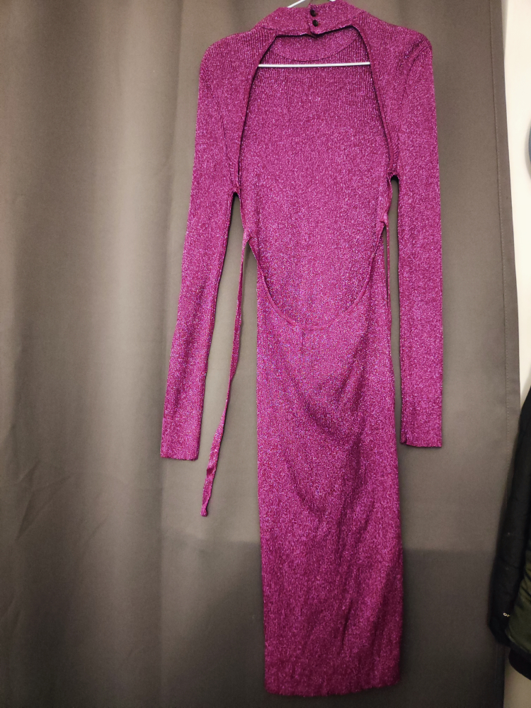 Filles à Papa Pink Glitter Dress Size 2 - photo 2