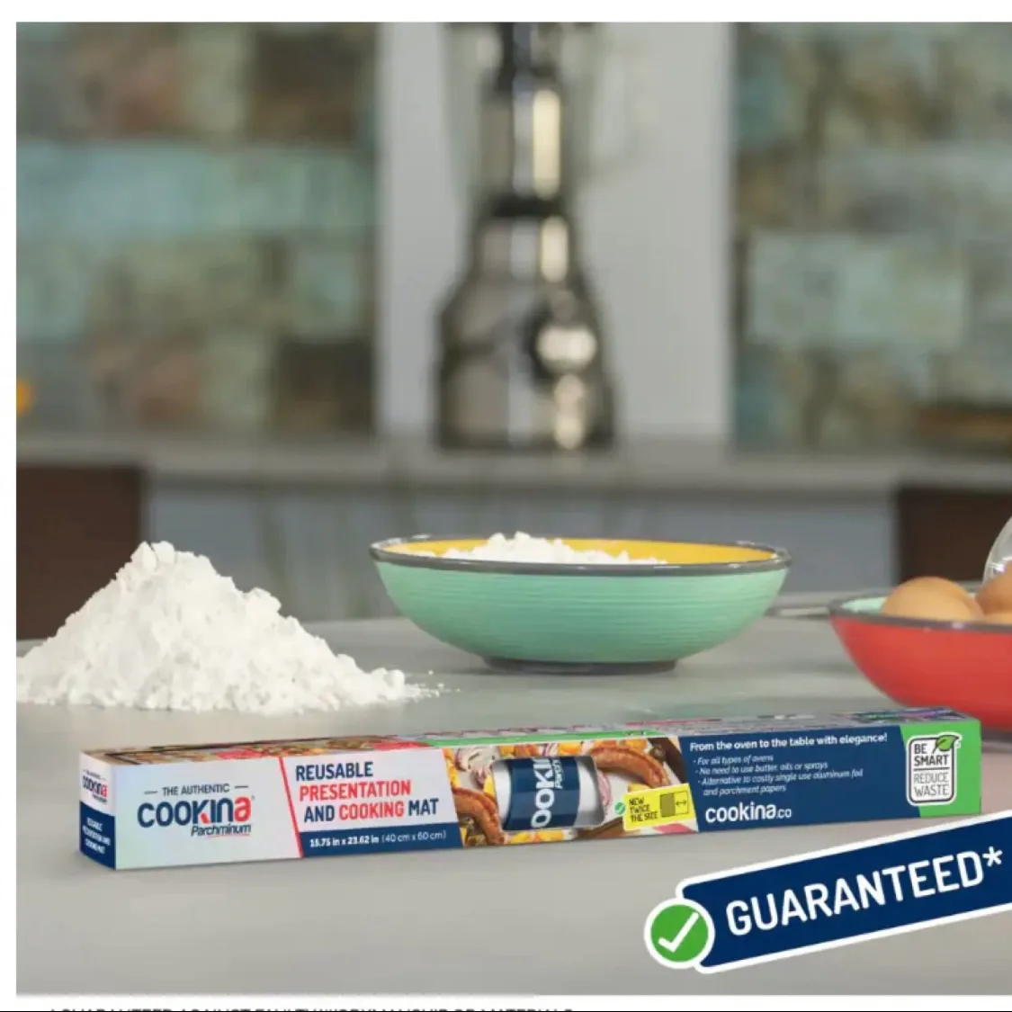 COOKINA Parchminum Reusable Presentation & Cooking Mat Non-Stick image indicator(2)