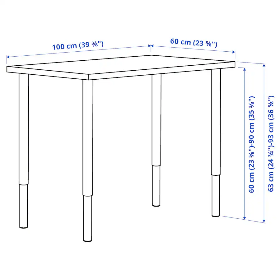IKEA Desk with Ergonomic Chair - photo 4