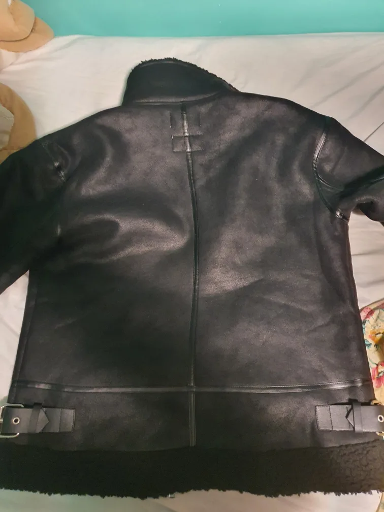 Almanac Black Shearling Jacket image indicator(3)