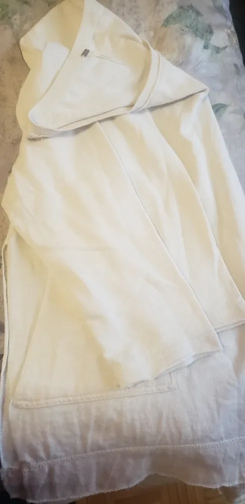 Free People White Long Sleeve Top. Oversized image indicator(4)