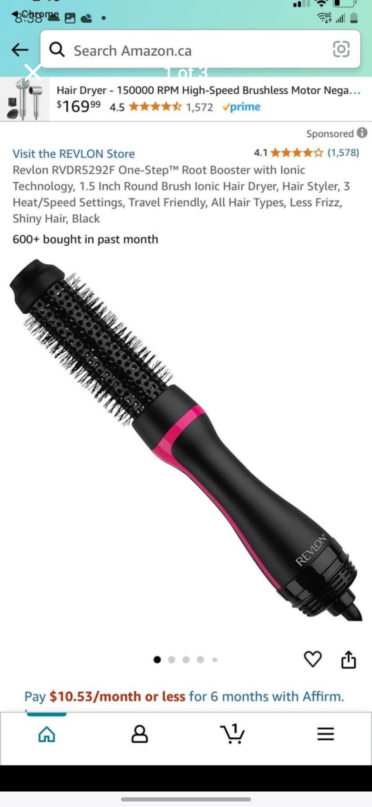 Revlon One-Step Hair Dryer and Volumizer( New