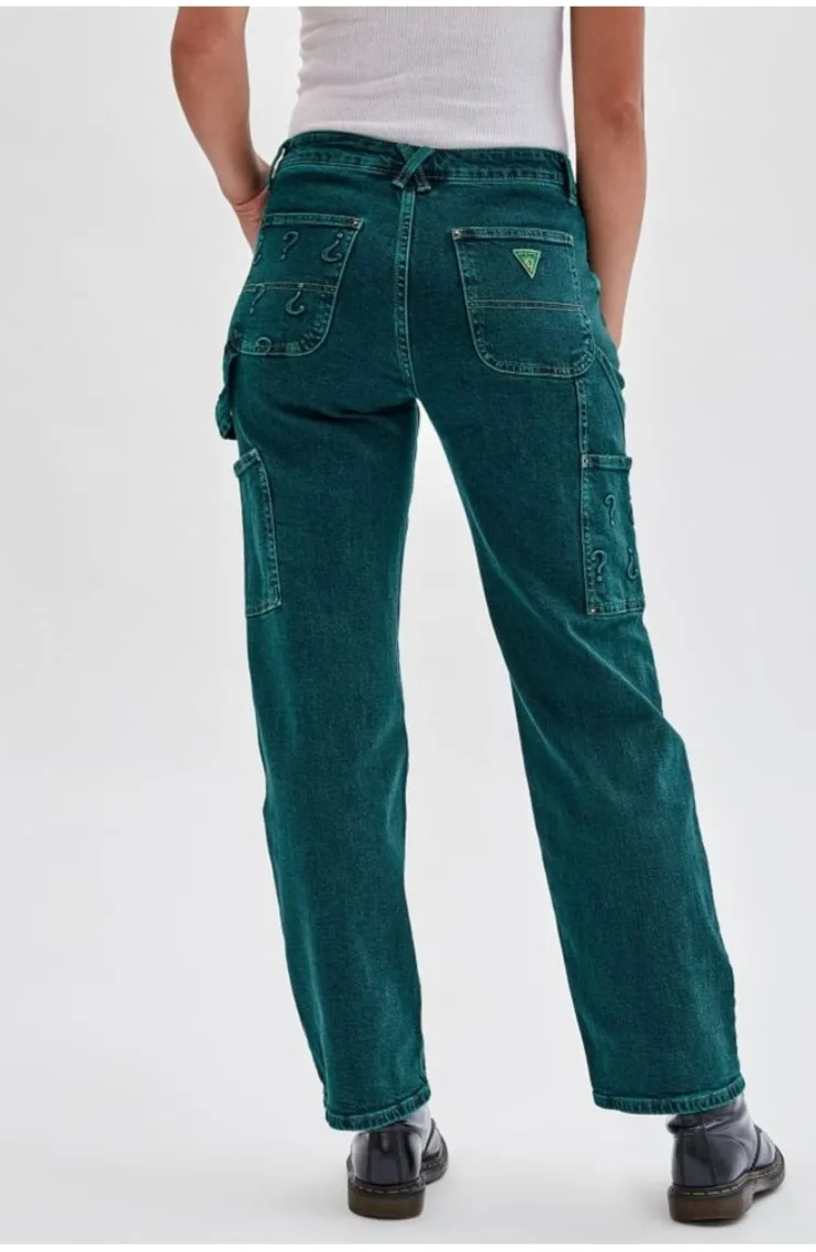 Ladies Guess Hi-rise Carpenter Jeans - size 29 image indicator(4)