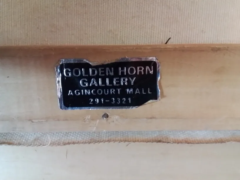 Large Framed Waterfall Oil Painting image indicator(9)