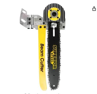 Superior Steel 12" Worm Drive Saw Attachment Beam Cutter - photo 2