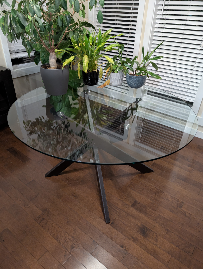 Glass Dining Table Set