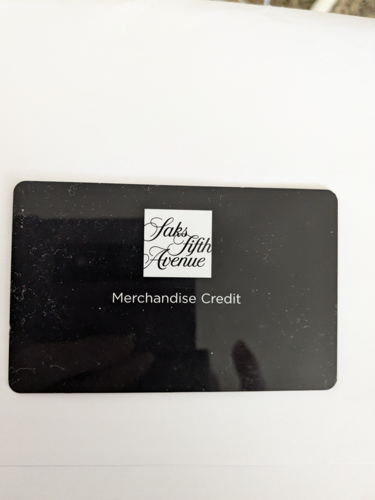 Saks Fifth Avenue Gift Card