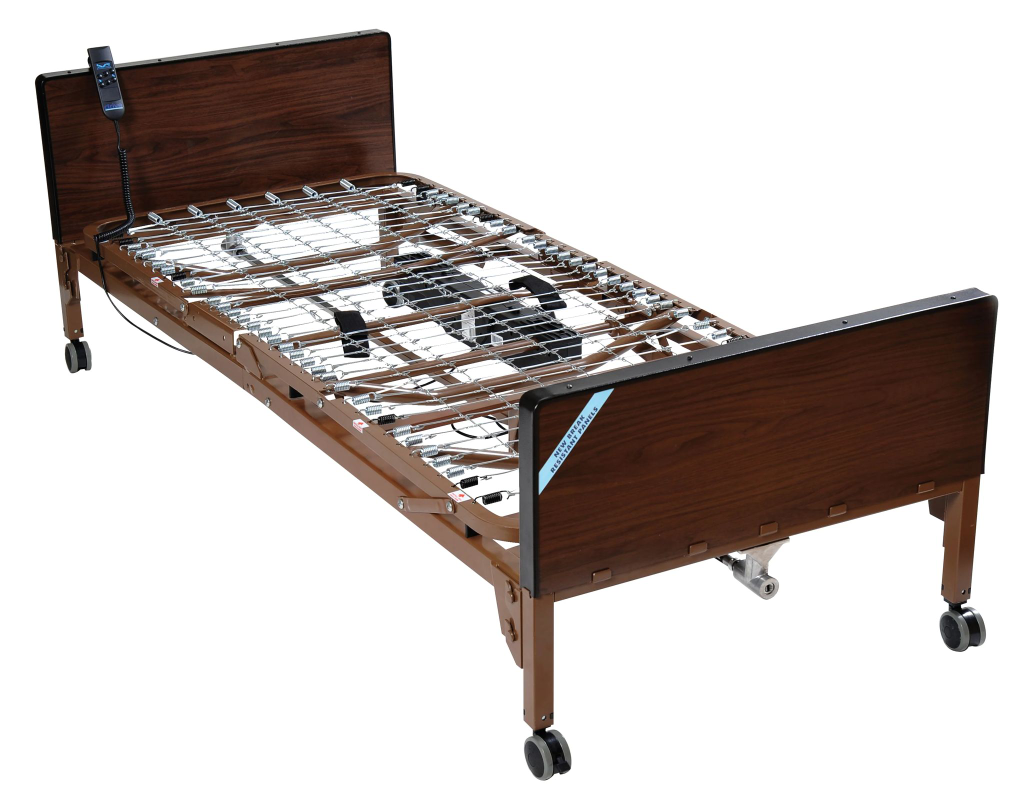 Refurbished Hospital Bed with Mattress and Rails - photo 3