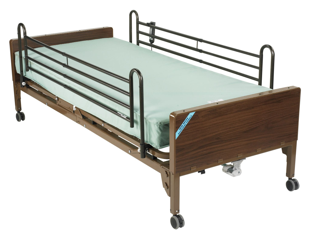 Refurbished Hospital Bed with Mattress and Rails - photo 5