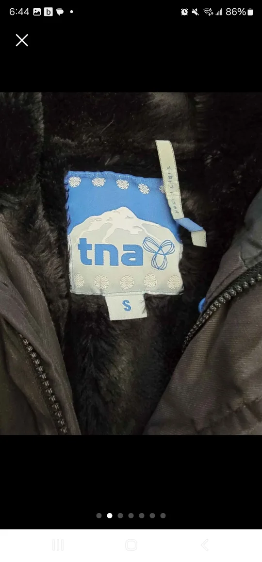 TNA Black Winter Jacket - Size Small image indicator(2)