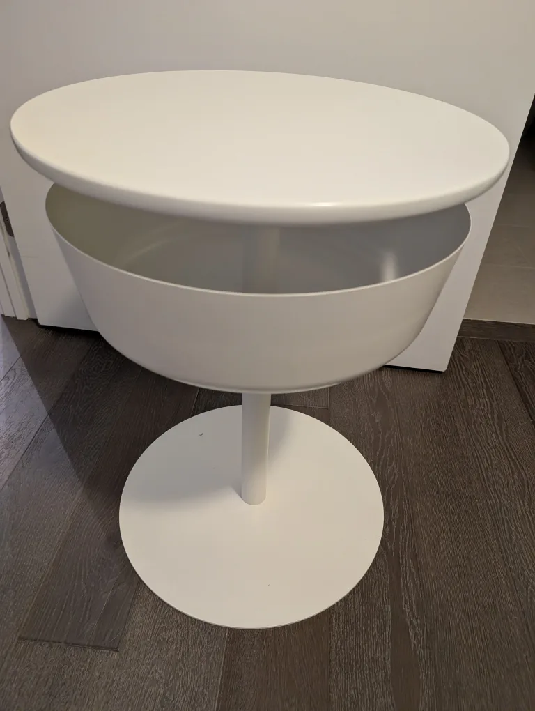 Ikea Lierskogen Nightstand - White image indicator(2)