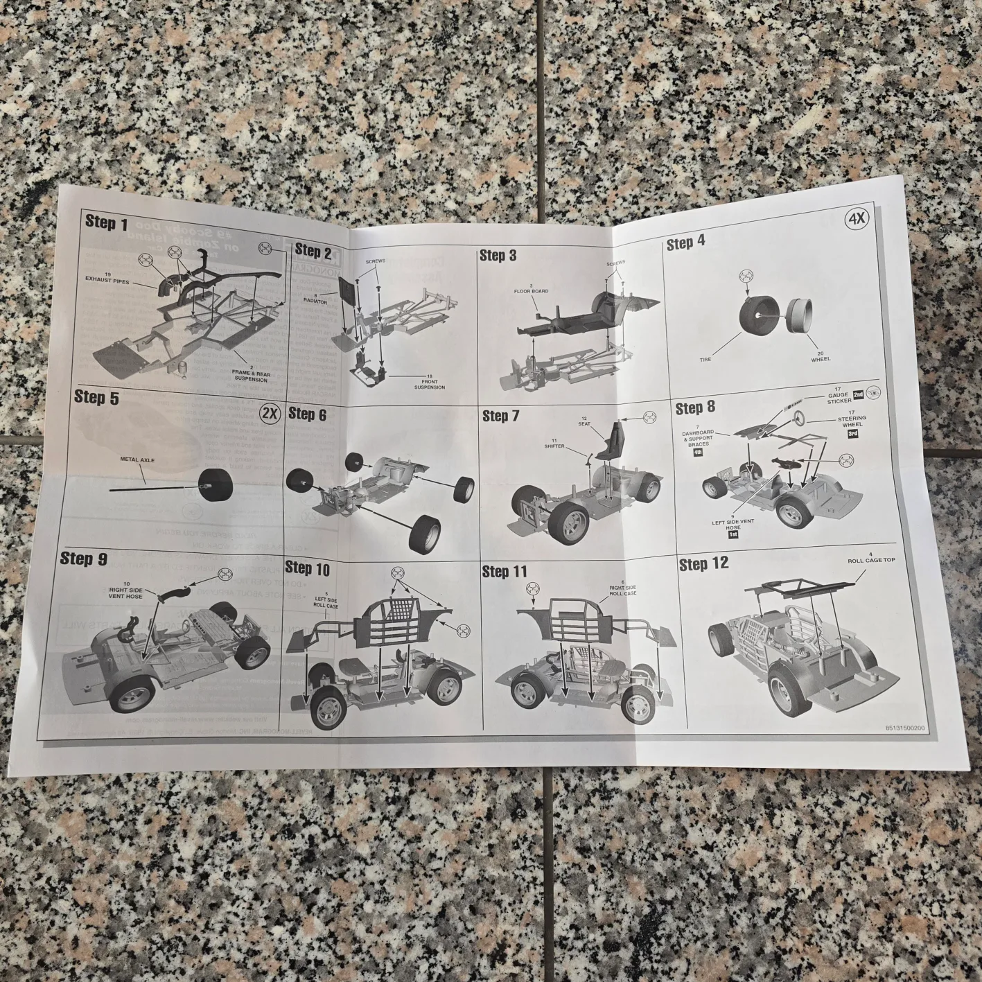 Revell Pro Finish Scooby Doo Jerry Nadeau Zombie Island Nascar image indicator(8)