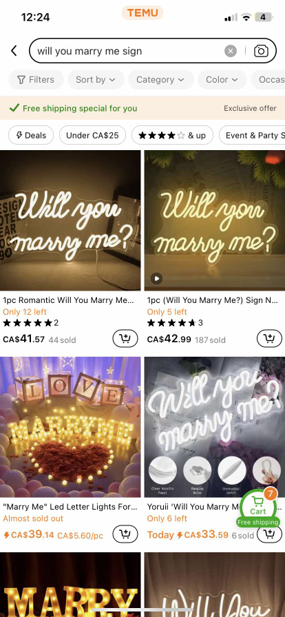 Will You Marry Me Neon Sign - photo 2