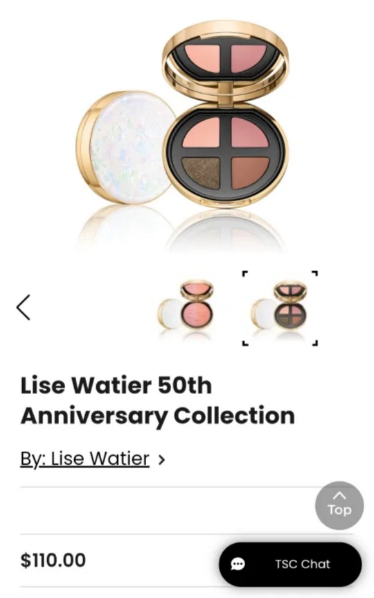 Lise Watier 50th Anniversary Blush & Eyeshadow Palettes image indicator(4)