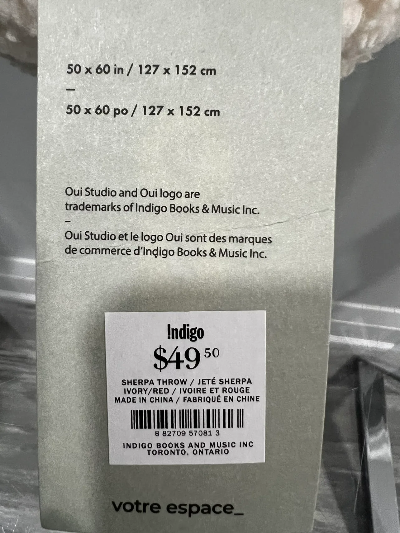 NEW SHERPA THROW FROM INDIGO image indicator(2)