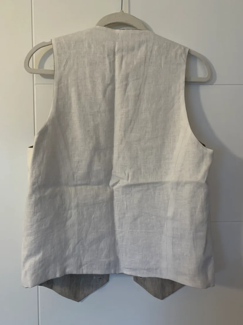 Reversible linen vest image indicator(4)