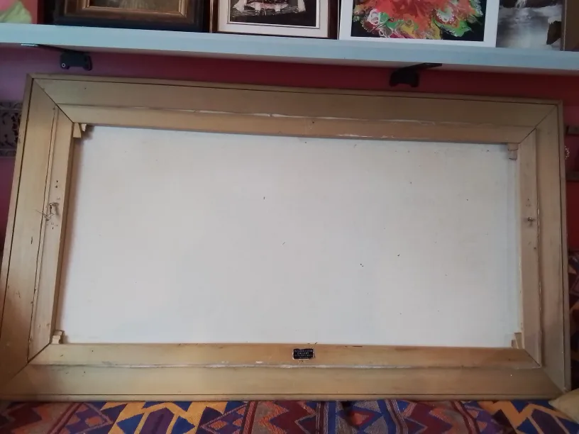 Large Framed Waterfall Oil Painting image indicator(8)