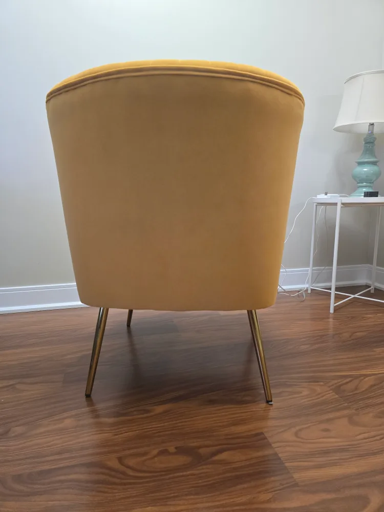 Mustard Yellow Velvet Accent Chairs image indicator(3)