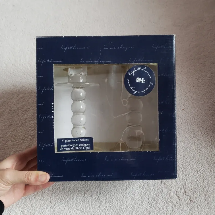 🆕Glass Taper Candle Holders image indicator(2)
