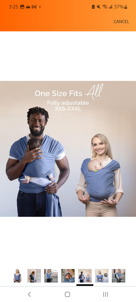 Boba Wrap Baby Carrier - photo 4