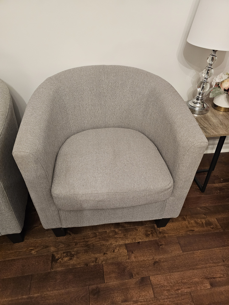 Pair of Grey Armchairs - photo 4