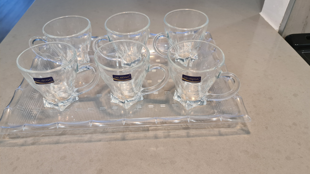 Set of 6 DELSOGA Glass Mugs - photo 3