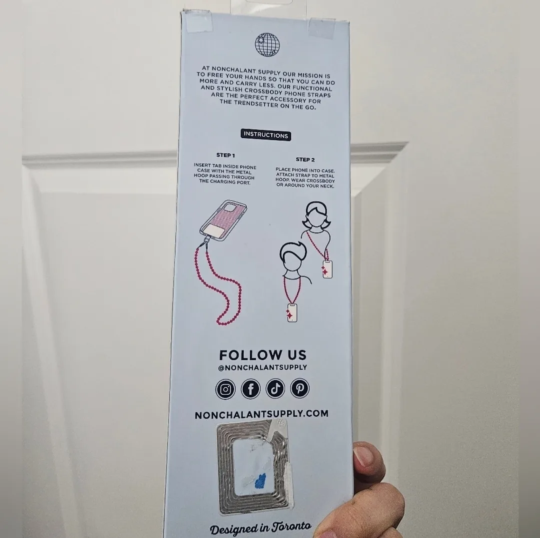 NONCHALANT deja Vu phone Strap with Tab image indicator(5)