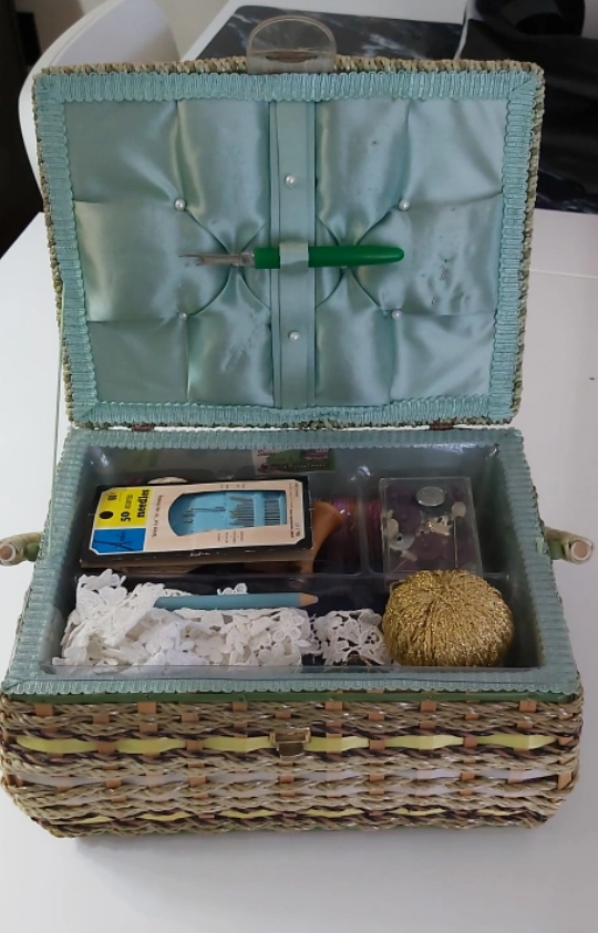 Vintage Sewing Basket