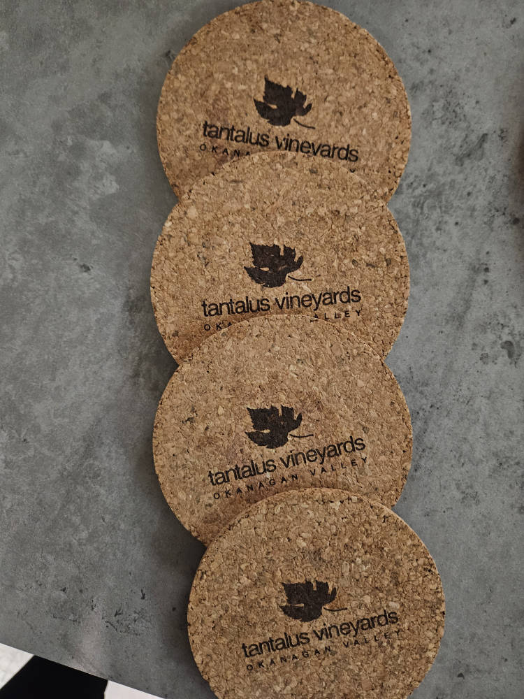 Set of 4 Tantalus Vineyards Coasters