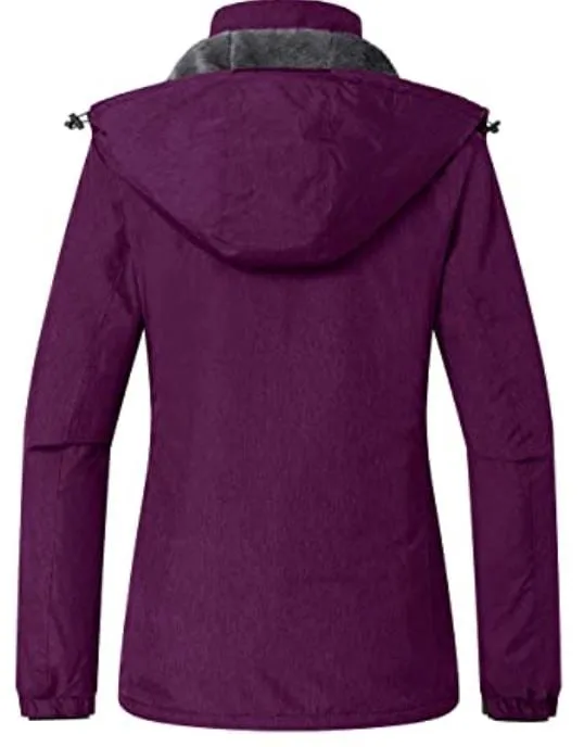 New Wantdo Women's Ski Winter Jacket Hooded Windproof image indicator(3)