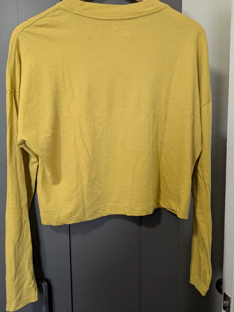Calvin Klein Semi Cropped Long Sleeve Top image indicator(2)
