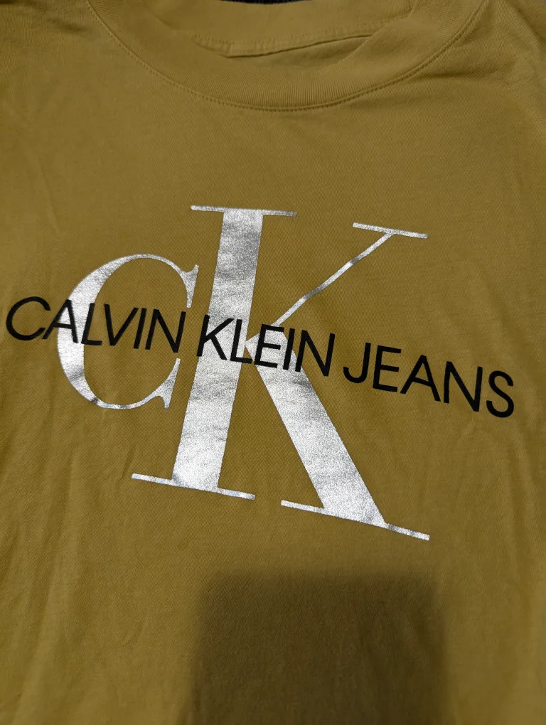 Calvin Klein Semi Cropped Long Sleeve Top image indicator(3)