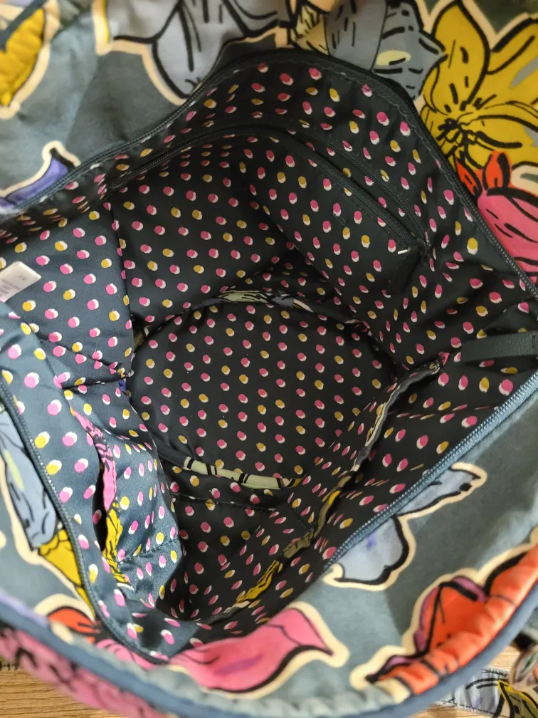 Vera Bradley Quilted Floral Handbag image indicator(7)