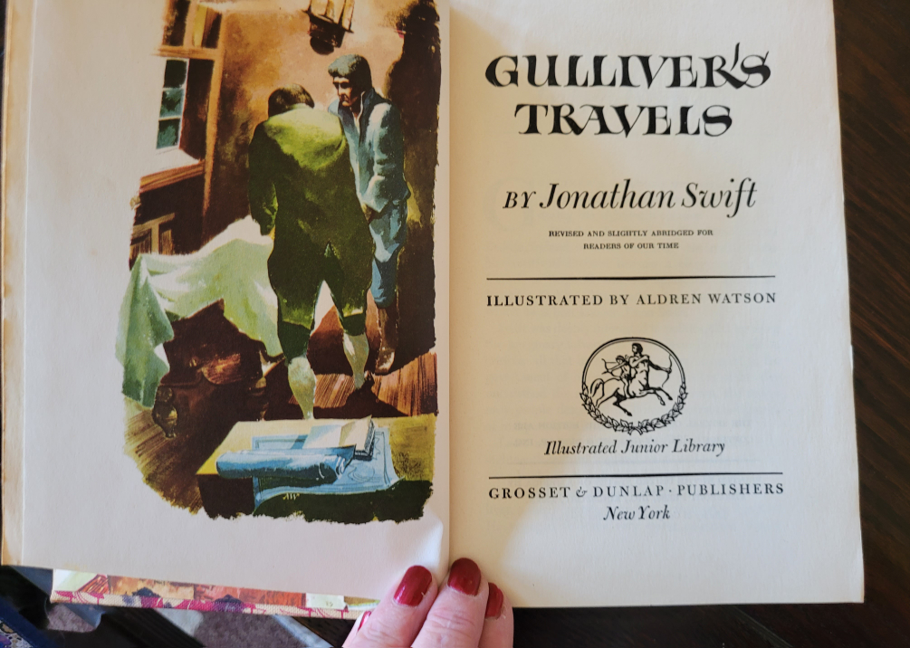 Vintage Gulliver's Travels Book by Jonathan Swift - photo 4