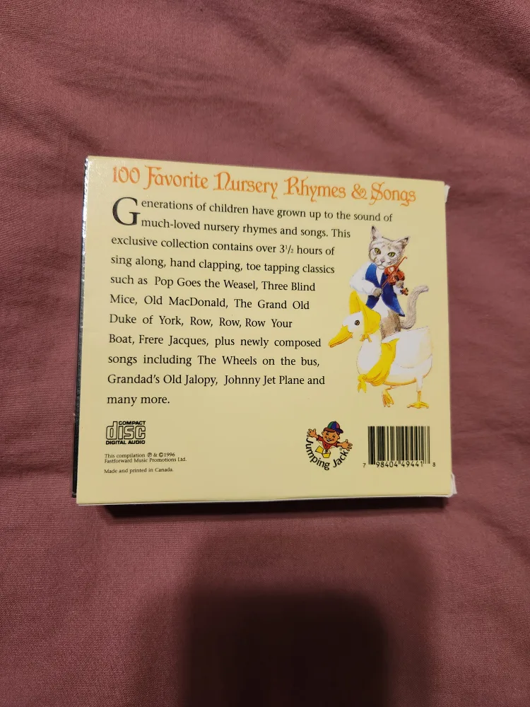100 Favorite Nursery Rhymes & Songs - 3 CD Set image indicator(2)