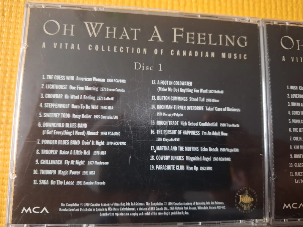 Juno Awards: A Vital Collection of Canadian Music (4-CD Set) image indicator(2)