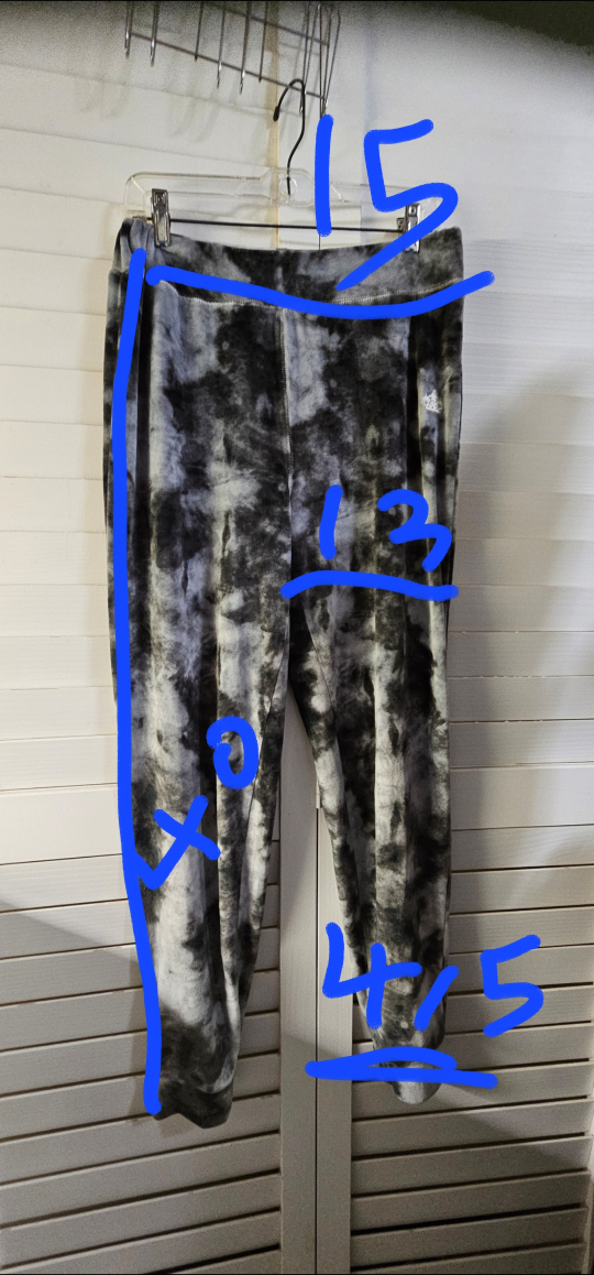 Rose + Vine Tie Dye Velvet Jogger Pants - photo 3