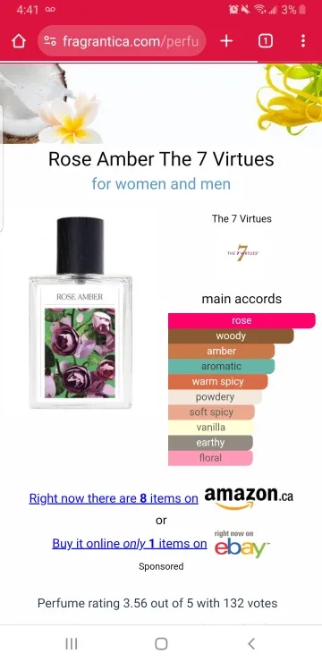 The 7 Virtues Rose Amber Perfume image indicator(2)