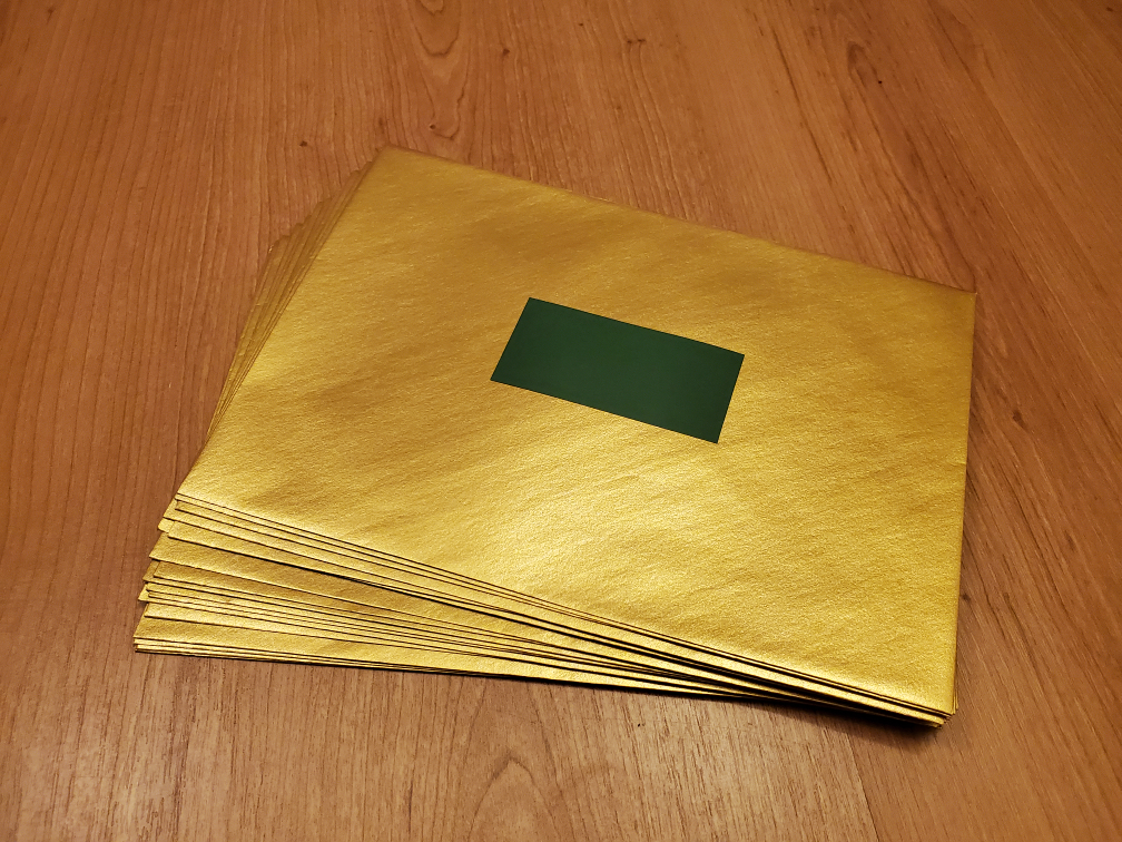 Gold Envelopes