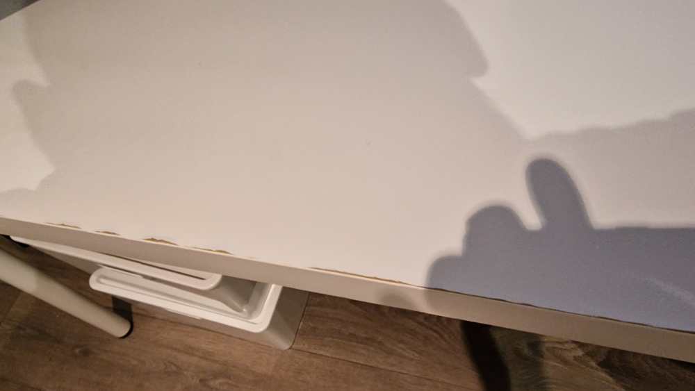 IKEA White Desk with Drawers - photo 2