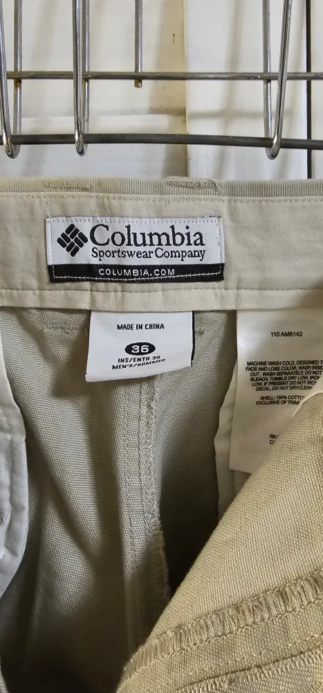 New brand Columbia Men's Khaki Pants #ThriftyPicks image indicator(2)