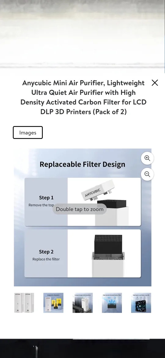 Anycubic AirPure Mini Air Purifiers (2 Pack) image indicator(2)