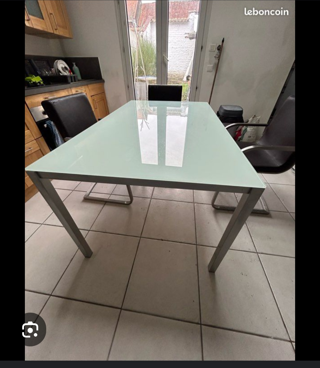 Ikea Glass dining table (no chairs)